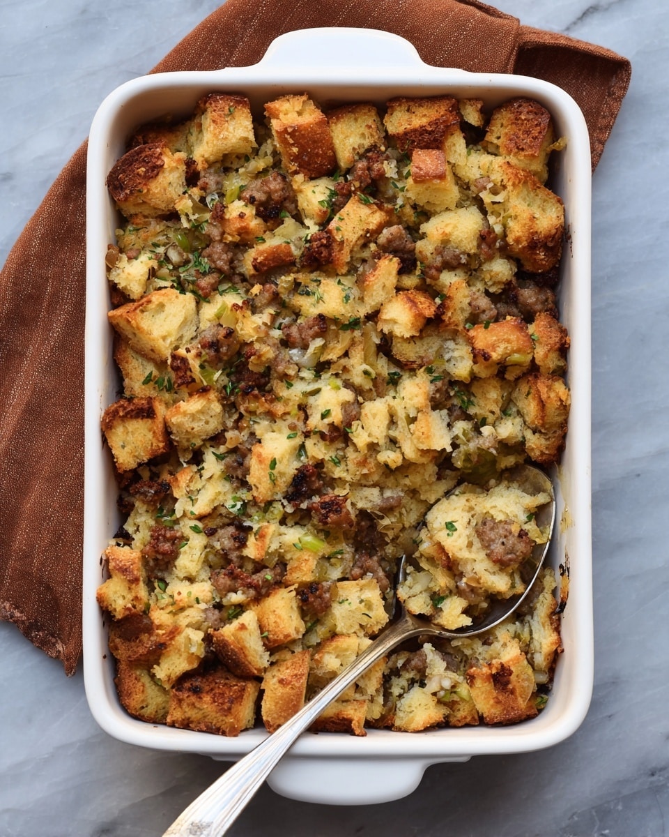 Customizable Sausage Herb Stuffing: Your Holiday Side Game-Changer